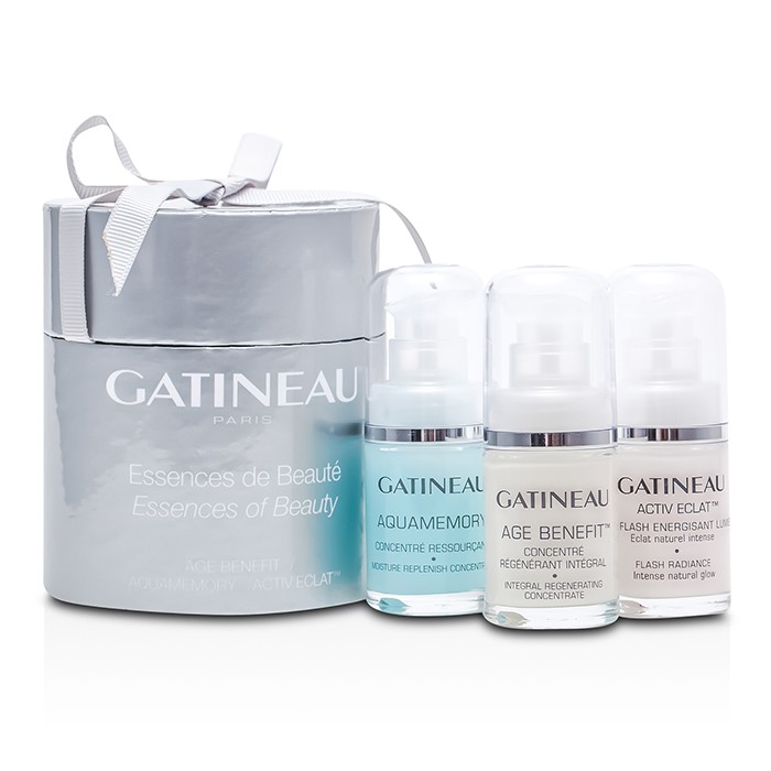 Gatineau Essence Of Beauty  Age Benefit: Age Benefit 15ml + Συμπλύκνωμα Ενυδάτωσης 15ml + Flash Radiance 15ml 3x15ml/0.5ozProduct Thumbnail