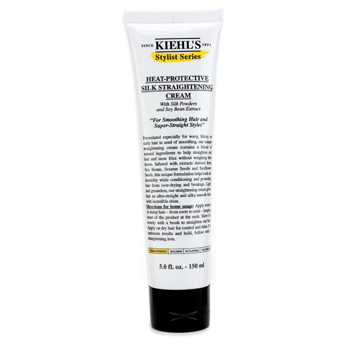 Kiehl's Stylist Series Heat-Protective Silk Straightening Cream (For Smoothing Hair and Super-Straight Styles) 150ml/5ozProduct Thumbnail