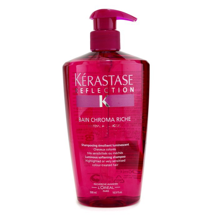 Kerastase Reflection Bain Chroma Riche Luminous Softening Shampoo (For Highlighted or Very Sensitised Color-Treated Hair) 500ml/16.9ozProduct Thumbnail