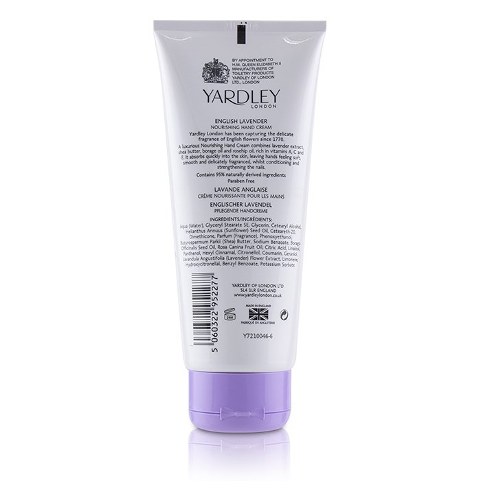 Yardley London English Lavender Crema de Manos Nutritiva 100ml/3.4ozProduct Thumbnail