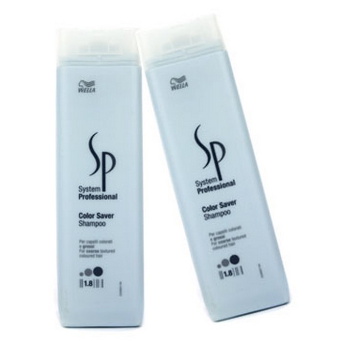 Wella SP 1.8 Color Save Shampoo for Coarse Textured Coloured Hair Duo Pack (Exp. Date 08/2012) 2x250ml/8.4ozProduct Thumbnail