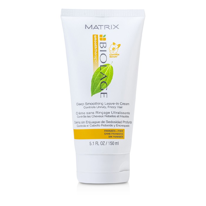 Matrix Bezoplachový vyhlazující krém Biolage Smooththerapie Deep Smoothing Leave In Cream (pro vzpurné a krepaté vlasy) 150ml/5.1ozProduct Thumbnail