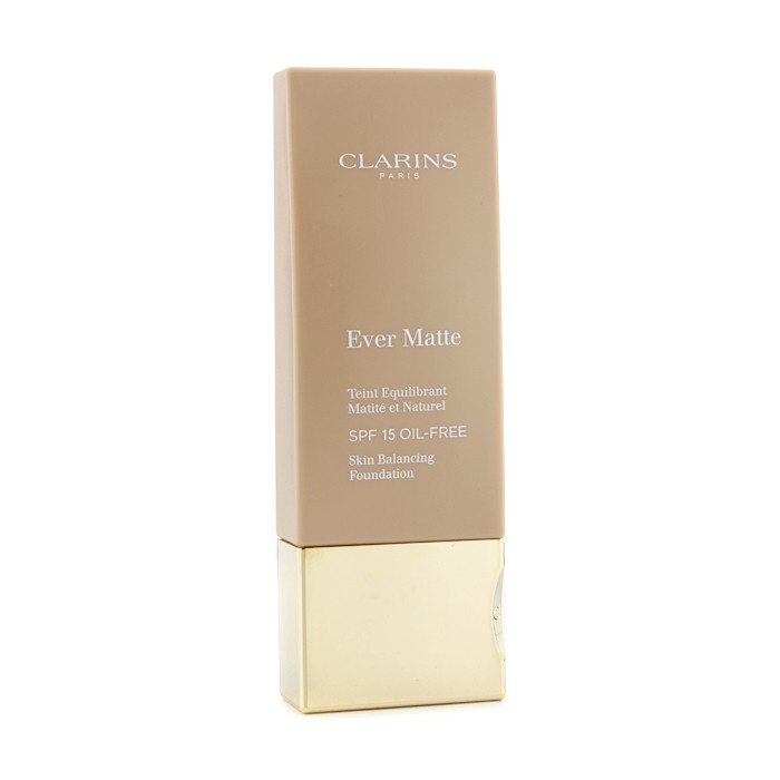 Clarins Beztłuszczowy, matujący podkład w płynie Ever Matte Skin Balancing Oil Free Foundation SPF 15 30ml/1.1ozProduct Thumbnail