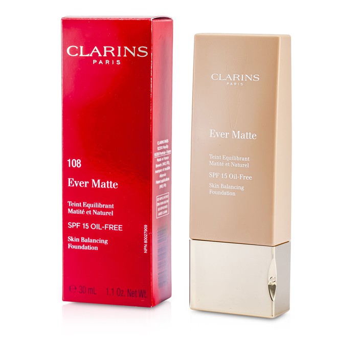 Clarins รองพื้นปราศจากความมัน Ever Matte Skin Balancing SPF 15 30ml/1.1ozProduct Thumbnail