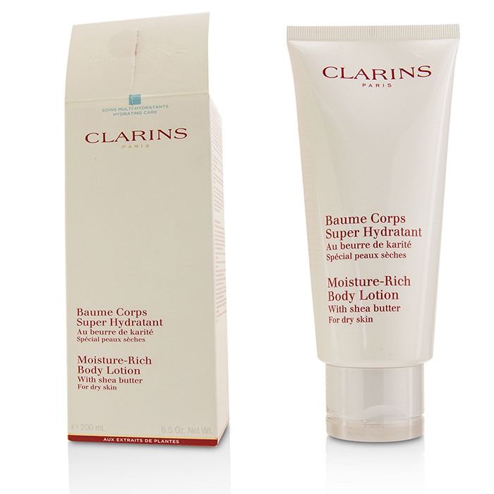 Clarins Moisture Rich Body Lotion with Shea Butter - Dry Skin (Box Slightly Damaged) 200ml/6.5ozProduct Thumbnail