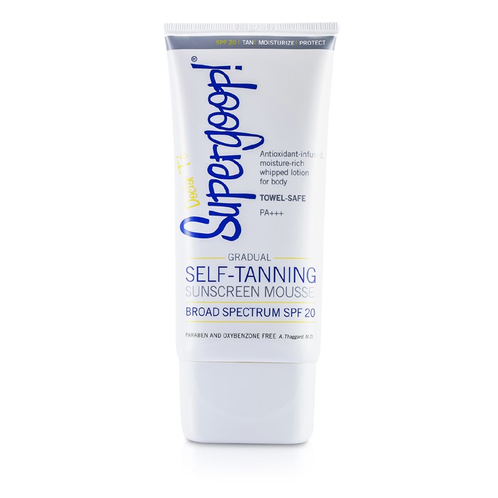 Supergoop SPF 20 Gradual Self-Tanning Mousse For Body 171ml/5.7ozProduct Thumbnail