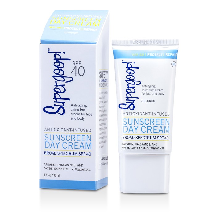 Supergoop SPF40 Antioxidant-Infused Sunscreen Day Cream For Body 30ml/1ozProduct Thumbnail