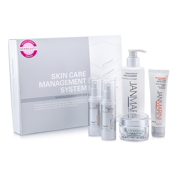 Jan Marini Skin Care Management System: Cleanser + Face Protectant + Face Serum + Face Lotion + Face Cream (Normal/Combination Skin) 5pcsProduct Thumbnail