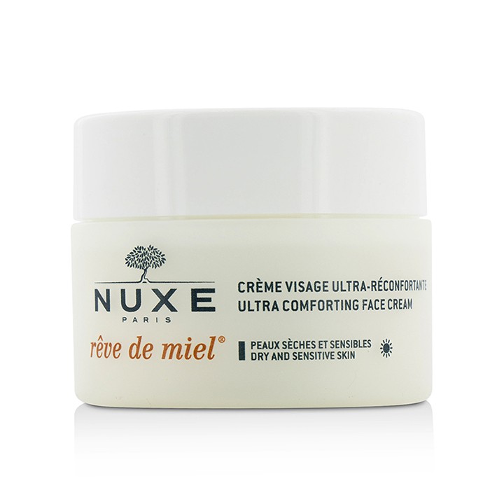 Nuxe Odżywczy i uzupełniający krem do twarzy do skóry suchej i wrażliwej Reve De Miel Ultra Comfortable Face Cream 50ml/1.7ozProduct Thumbnail