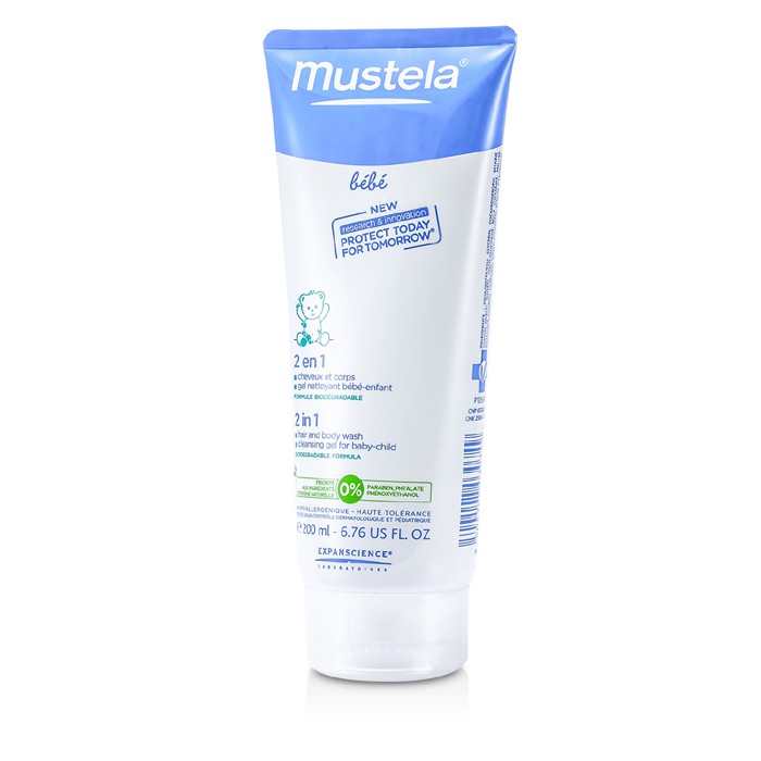 Mustela 2 In 1 Hair and Body Wash 200ml/6.76ozProduct Thumbnail