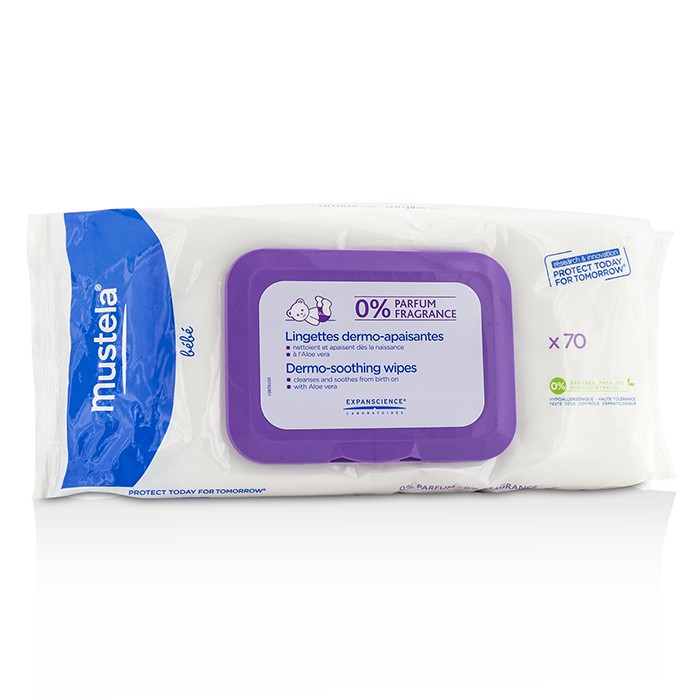 Mustela Dermo-Làm MịnWipes - Fragrance Free 70wipesProduct Thumbnail