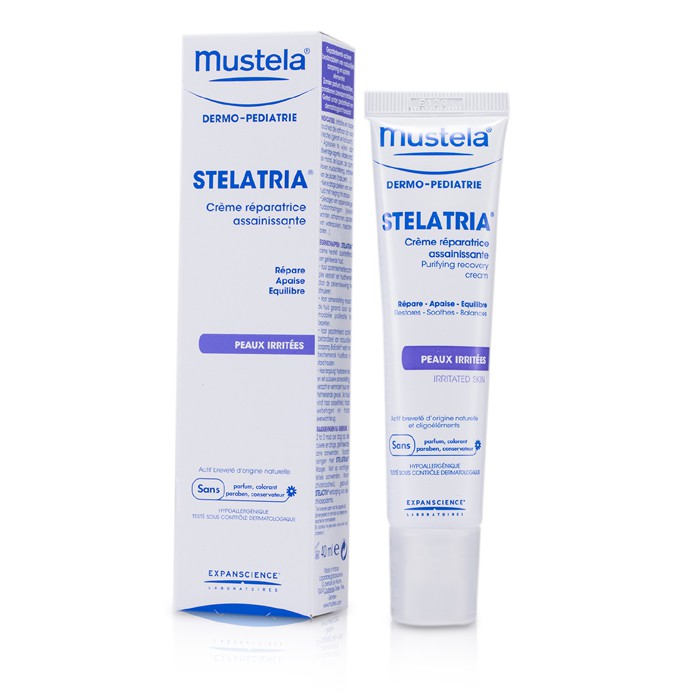 Mustela Regenerační krém pro zklidnění zarudlé pokožky Stelatria Purifying Recovery Cream 40ml/1.35ozProduct Thumbnail