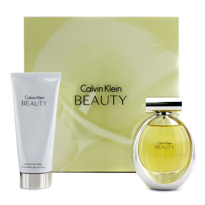 Calvin Klein Kazeta Beauty: parfémovaná voda s rozprašovačem 50ml/1.7oz + třpytivé tělové mléko 100ml/3.4oz 2pcsProduct Thumbnail