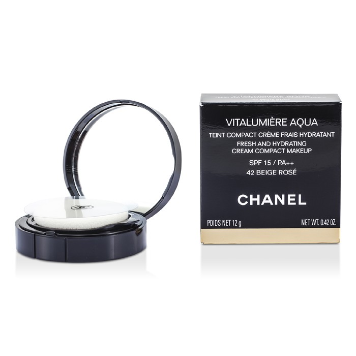 Chanel Vitalumiere Aqua Φρέσκο και Ενυδατικό Συμπαγές Μέικαπ με Κρεμώδη Υφή και Δείκτη Προστασίας SPF15 12g/0.42ozProduct Thumbnail