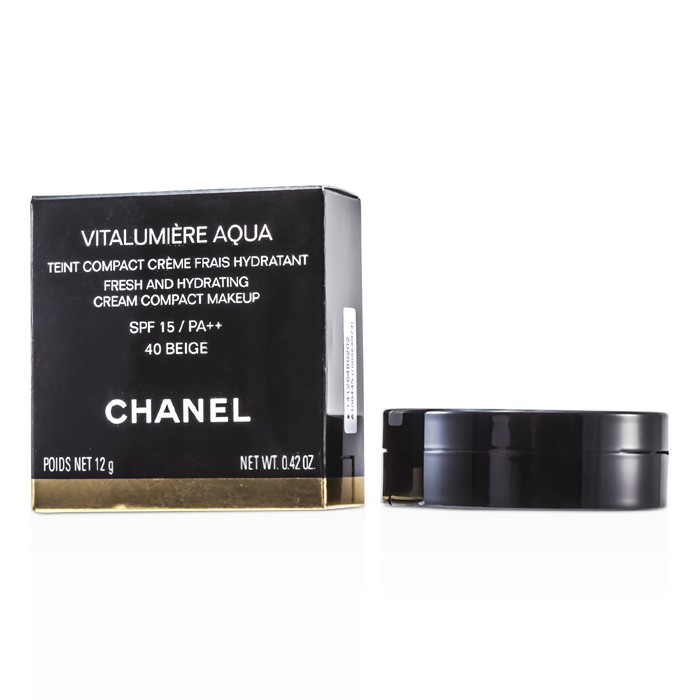 Chanel Nawilżający podkład w kompakcie Vitalumiere Aqua Fresh And Hydrating Cream Compact MakeUp SPF 15 12g/0.42ozProduct Thumbnail