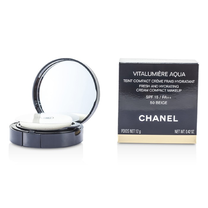 Chanel Vitalumiere Aqua Освежающий и Увлажняющий Кремовый Компакт SPF15 12g/0.42ozProduct Thumbnail