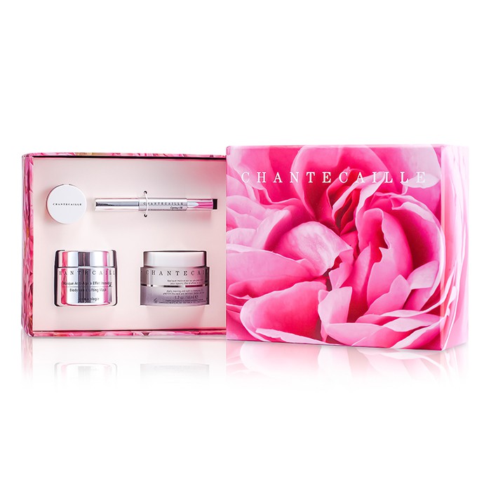 Chantecaille Totally Smooth Set: Neck Cream 50ml + Lifting Mask 50ml + Lip Potion 4.5g + Lip Contour Fill 2.5g 4pcsProduct Thumbnail