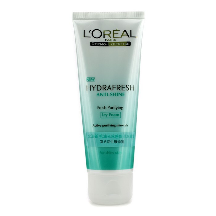 L'Oreal Dermo-Expertise Hydrafresh Anti-Shine Fresh Purifying Icy Foam (For Shiny Skin) 100ml/3.3ozProduct Thumbnail