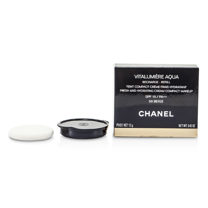 Chanel Vitalumiere Aqua Maquillaje Compacto Crema Fresco e Hidratante SPF 15 Recambio 12g/0.42ozProduct Thumbnail