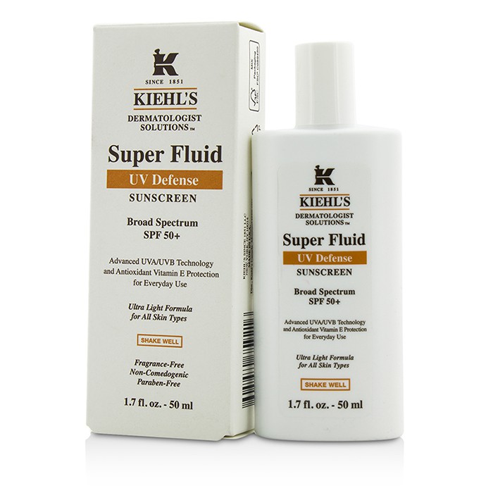 Kiehl's Dermatologist Solutions Super Fluid UV Defense Ultra Light Sunscreen Tabir Surya SPF 50+ 50ml/1.7ozProduct Thumbnail
