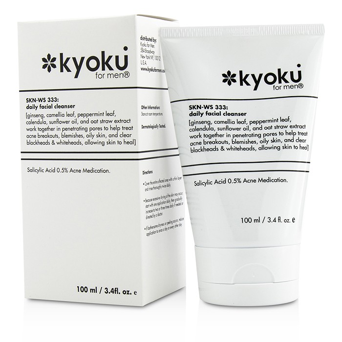 Kyoku For Men Ամենօրյա Մաքրող Միջոց Դեմքի Համար 100ml/3.4ozProduct Thumbnail