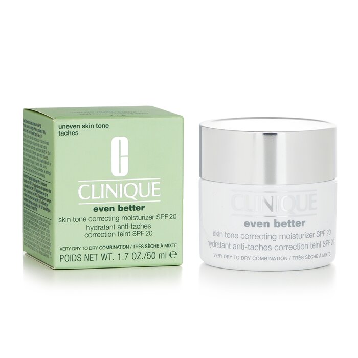 Clinique Even Better Skin Tone Correcting Moisturizer SPF 20 (Very Dry to Dry Combination) 50ml/1.7ozProduct Thumbnail