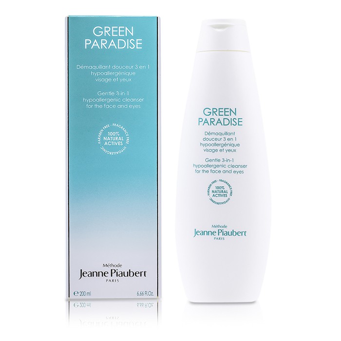 Methode Jeanne Piaubert Green Paradise Gentle 3-In-1 Hypoallergenic Cleanser (For Face & Eyes) 200ml/6.66ozProduct Thumbnail