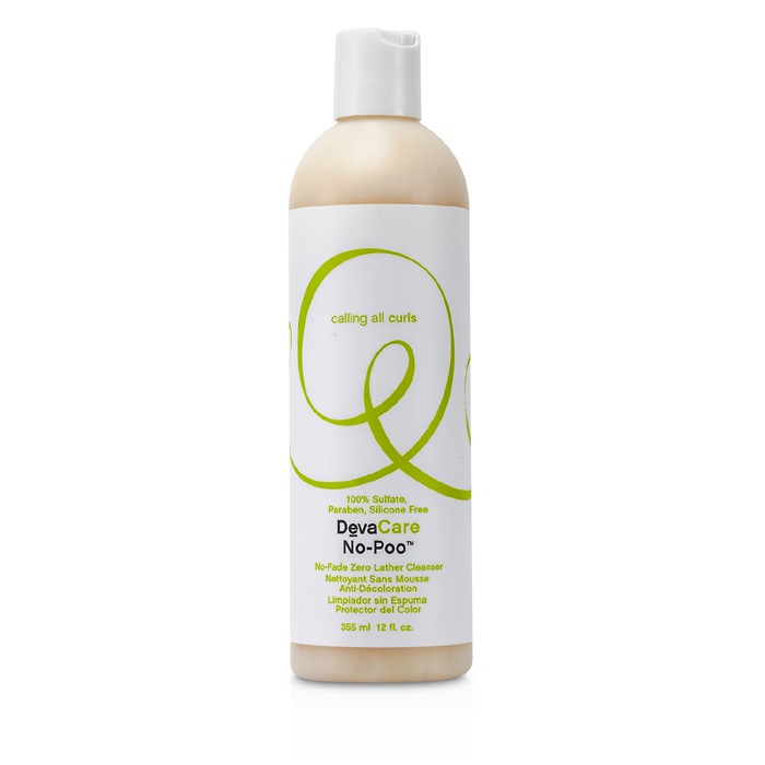 DevaCurl Nepěnivý vlasový šampon DevaCare No-Poo No-Fade Zero Lather Cleanser 355ml/12ozProduct Thumbnail