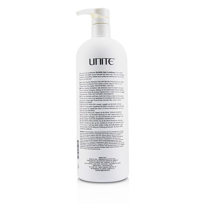 Unite BLONDA Daily Condition (Daily Blonde Conditioner) 1000ml/33.8ozProduct Thumbnail