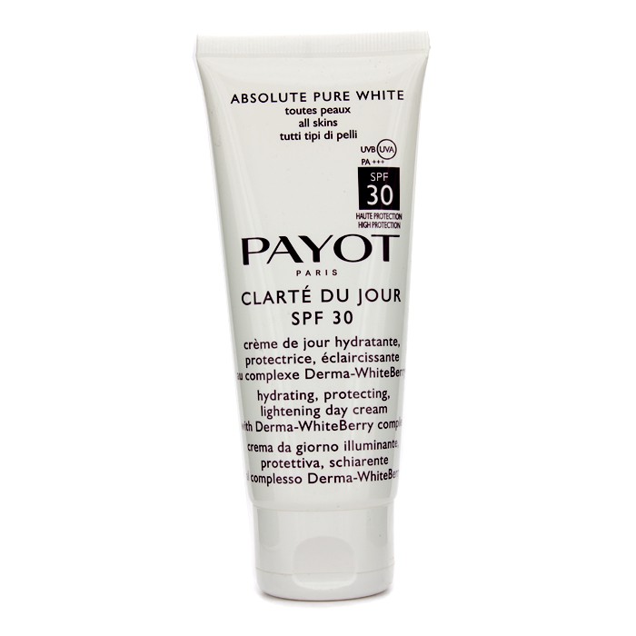 Payot Rozjaśniająco-ochronno-nawilżający krem do twarzy na dzień Absolute Pure White Clarte Du Jour SPF 30 Hydrating Protecting Lightening Day Cream (duża pojemność) 100ml/3.3ozProduct Thumbnail