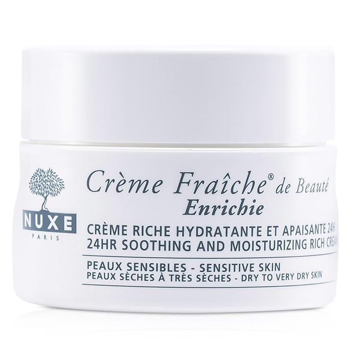 Nuxe Creme Fraiche De Beaute Enrichie 24HR Soothing And Moisturizing Rich Cream (Dry to Very Dry Sensitive Skin) 50ml/1.7ozProduct Thumbnail