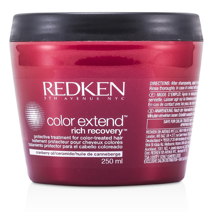 Redken Color Extend Rich Recovery Tratamiento Protector - Para Cabello Tratado con Color (Tarro) 250ml/8.5ozProduct Thumbnail