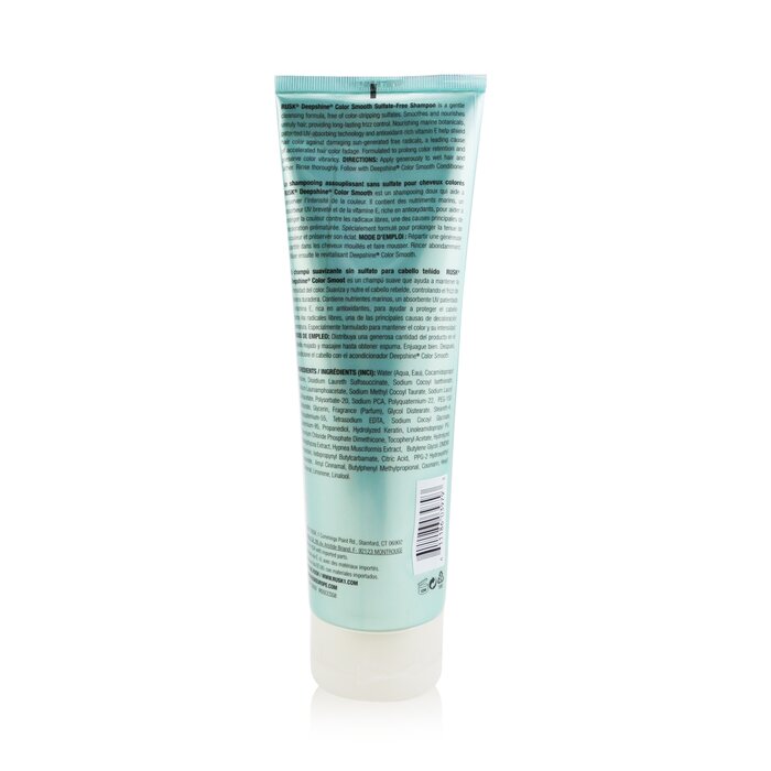 Rusk Wygładzający szampon do włosów farbowanych Deepshine Color Smooth Sulfate-Free Shampoo 250ml/8.5ozProduct Thumbnail