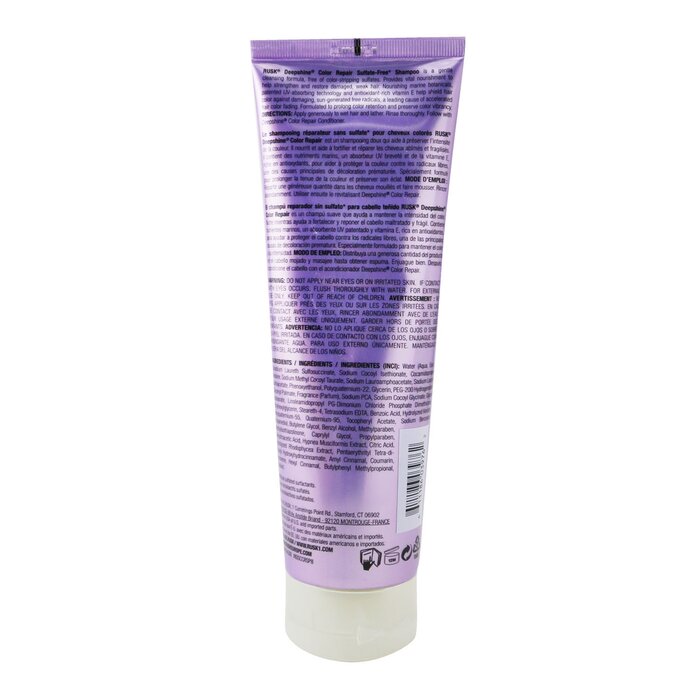 Rusk Shampoo Deepshine Color Repair Sulfate-Free Shampoo 250ml/8.5ozProduct Thumbnail