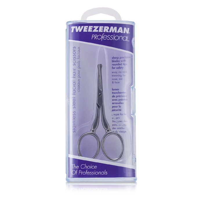 Tweezerman 微之魅 專業不銹鋼臉部毛髮剪 Professional Stainless Steel Facial Hair Scissors Picture ColorProduct Thumbnail