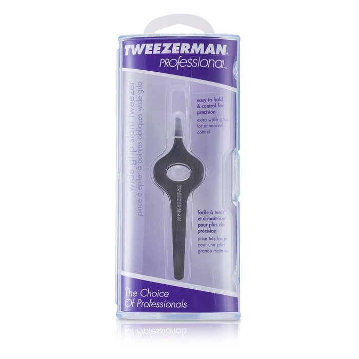 Tweezerman Professional Wide Grip Slant Tweezer | Strawberrynet OTH