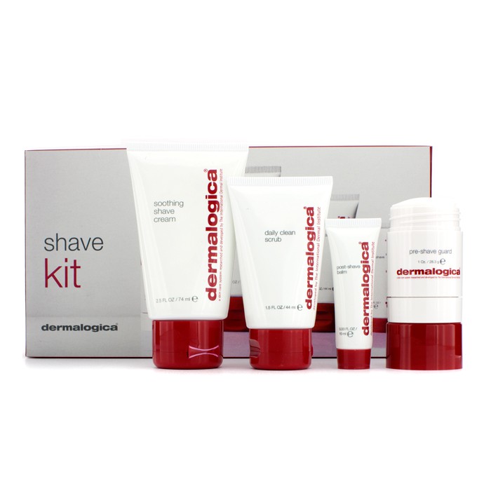 Dermalogica Shave Kit: Clean Scrub 44ml + Pre-Shave Guard 28.3g + Shave Cream 74ml + Post-Shave Balm 10ml 4pcsProduct Thumbnail