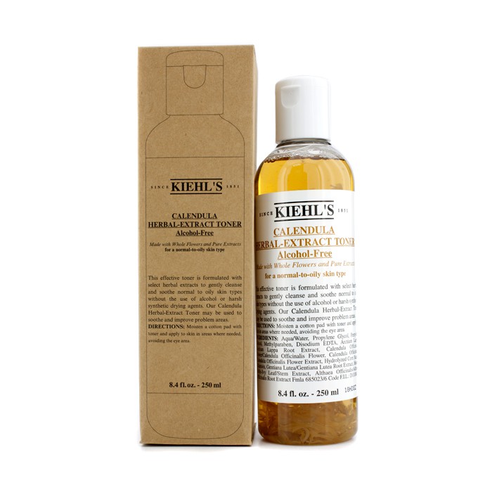 Kiehl's Calendula Herbal Extract Alcohol-Free Toner - For Normal to Oily Skin Types (With Box) 250ml/8.4ozProduct Thumbnail