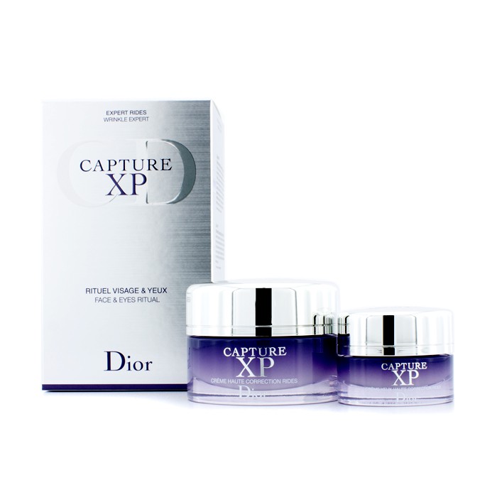 Christian Dior Capture XP Wrinkle Expert Face & Eyes Ritual Set: Creme 50ml + Eye Creme 15ml 2pcsProduct Thumbnail