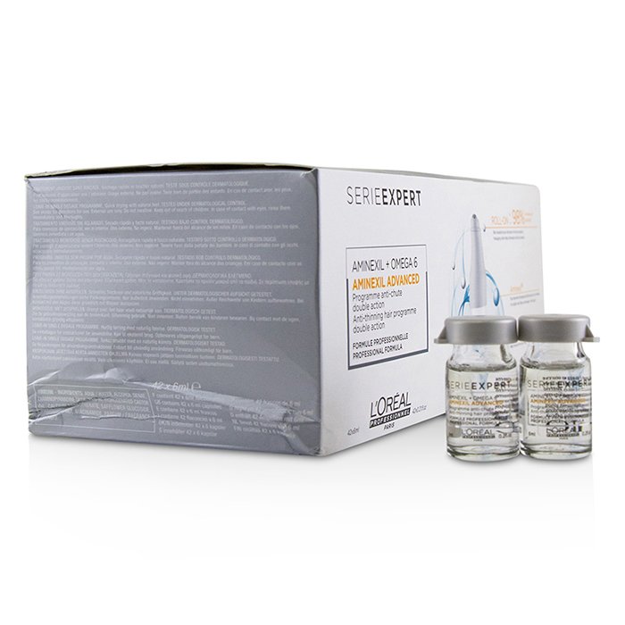 L'Oreal Professionnel Serie Expert - Aminexil Advanced Aminexil + Omega 6 Anti-Thinning Hair Programme Double Action (Box Slightly Damaged) 42x6ml/0.21ozProduct Thumbnail