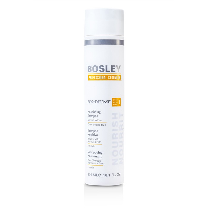 Bosley Šampon pro posílení, ochranu a výživu vlasů Professional Strength Bos Defense Nourishing Shampoo (normální až jemné barvené vlasy) 300ml/10.1ozProduct Thumbnail