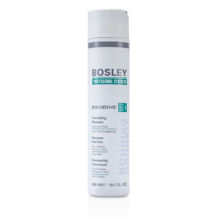 Bosley Professional Strength Bos Defense -ravitseva shampoo (normaaleista hennoille värjättömille hiuksille) 300ml/10.1ozProduct Thumbnail