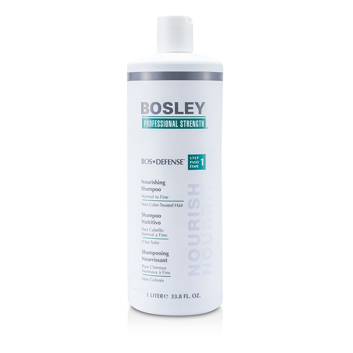 Bosley Professional Strength Bos Defense Nourishing Shampoo (For Normal to Fine Non Color-Treated Hair) 1000ml/33.8ozProduct Thumbnail