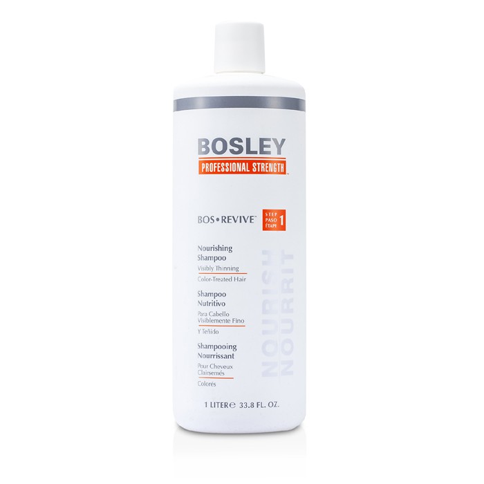 Bosley Shampoo Professional Strength Bos Revive Nourishing Shampoo (p/ cabelo visivelmente finos e tratados tinta) 1000ml/33.8ozProduct Thumbnail