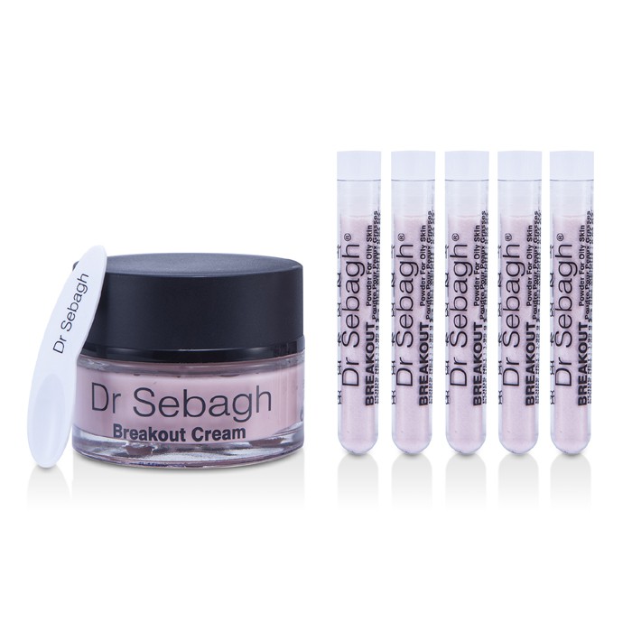 Dr. Sebagh Breakout Set (For Oily Skin): Cream 50ml + 5x Powder 1.95g 6pcsProduct Thumbnail