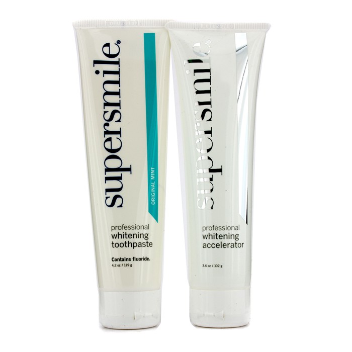 Supersmile Professional Whitening System: Toothpaste 119g/4.2oz + Accelerator 102g/3.6oz (Unboxed) 2pcsProduct Thumbnail