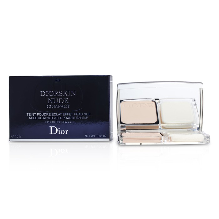 Christian Dior แป้งแต่งหน้าผสมรองพื้น Diorskin Nude Compact Nude Glow Versatile Powder Makeup SPF 10 10g/0.35ozProduct Thumbnail