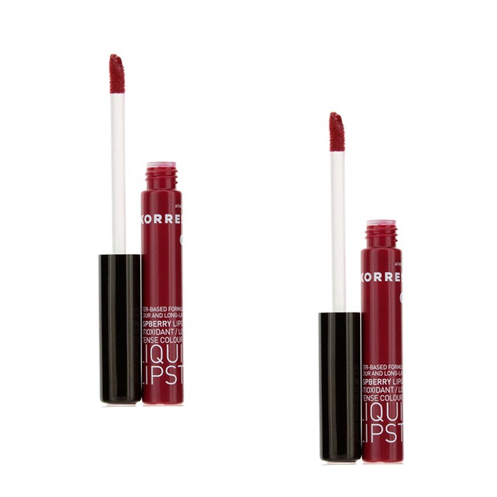 Korres Batom liquido Raspberry Antioxidant Liquid Lipstick pacote c/ dois 2x3.5ml/0.12ozProduct Thumbnail