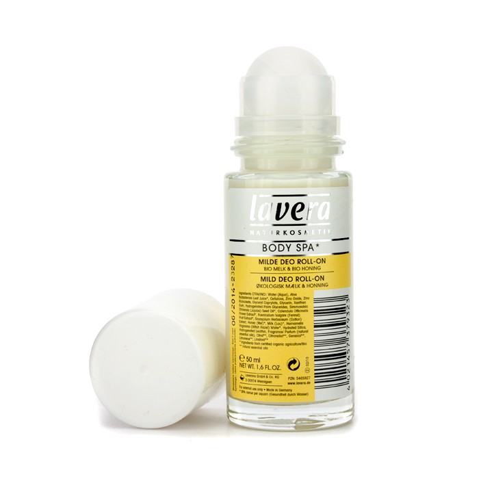 Lavera Body SPA - Gentle Deodorant Roll-On Milk & Honey 50ml/1.6ozProduct Thumbnail