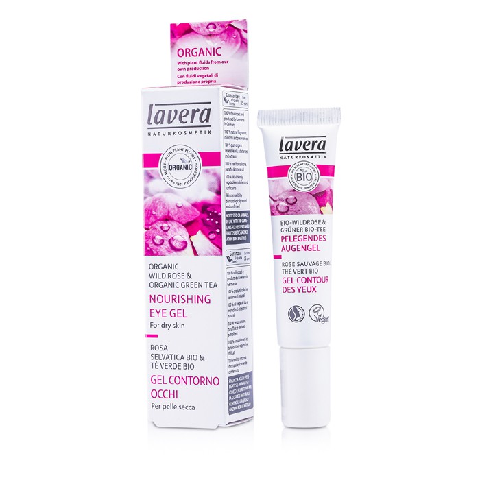 Lavera Organic Wild Rose Nourishing Eye Gel - For Dry Skin 15ml/0.5ozProduct Thumbnail